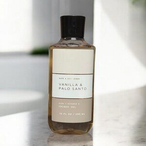Bath And Body Work VANILLA & PALO SANTO For Men Shower Gel 10 Oz